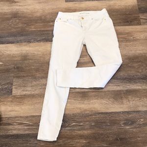 Michael Kors white skinny denim